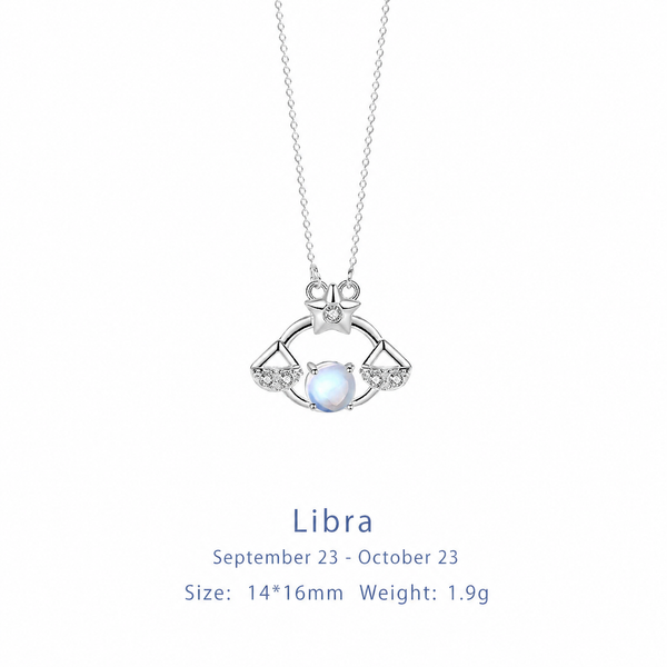  Celestial Zodiac Sterling Silver Necklace - friendship necklace gift from Bestie Keepsake