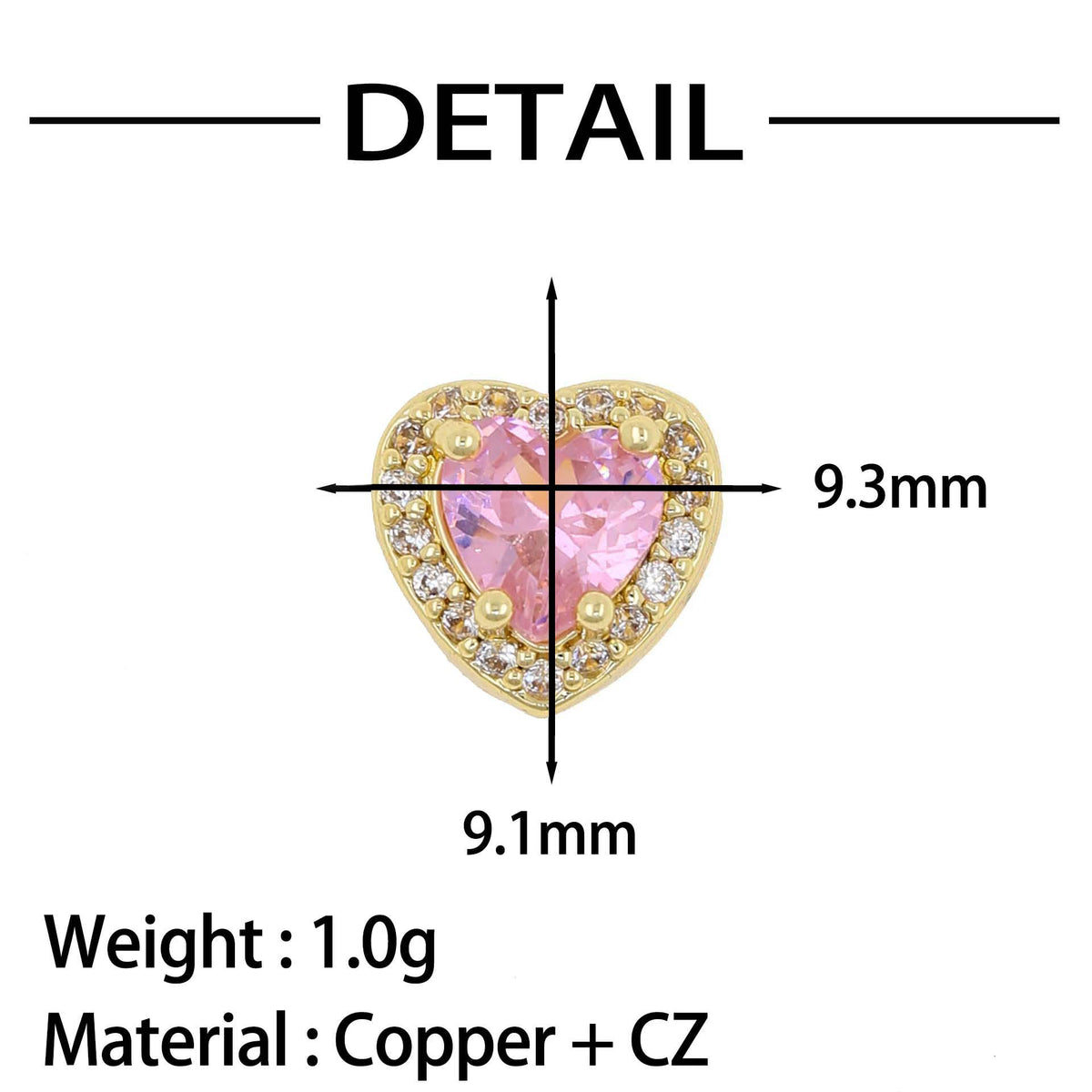  Pave CZ Initial & Heart Birthstone Adjustable Bracelet - friendship necklace gift from Bestie Keepsake