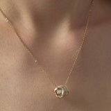 Lace Glimmer Ornate Cross Pendant Necklace - friendship necklace gift from Bestie Keepsake