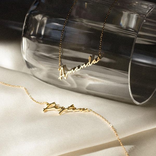  Script Name Necklace Stainless Steel - friendship necklace gift from Bestie Keepsake