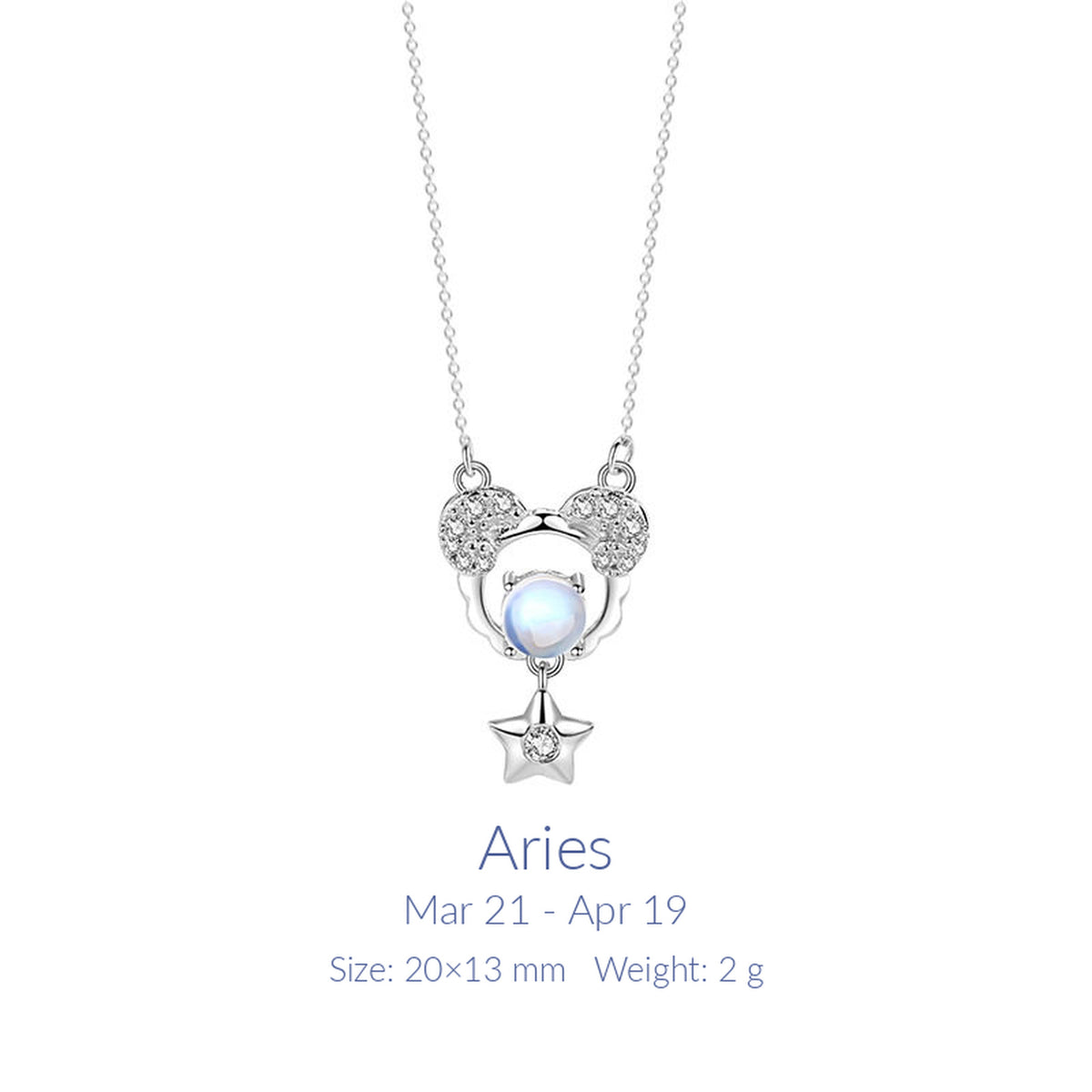  Celestial Zodiac Sterling Silver Necklace - friendship necklace gift from Bestie Keepsake