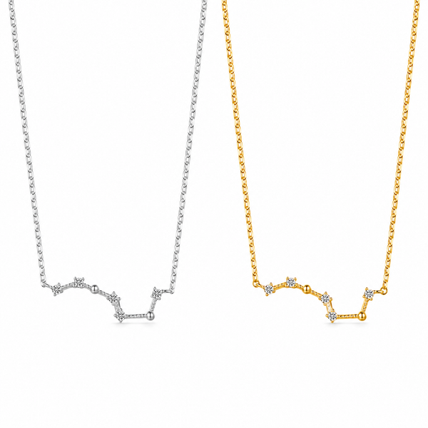  Big Dipper Constellation Necklace 925 Sterling Silver - friendship necklace gift from Bestie Keepsake