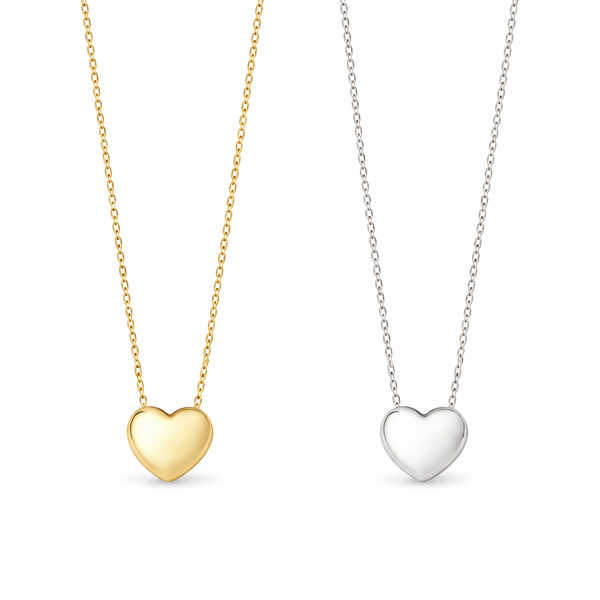  Dainty Heart Pendant S925 Sterling Silver Necklace - friendship necklace gift from Bestie Keepsake