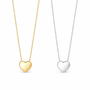  Dainty Heart Pendant S925 Sterling Silver Necklace - friendship necklace gift from Bestie Keepsake