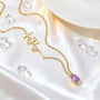  Personalized Script Name Necklace with Birthstone Charm - friendship necklace gift from Bestie Keepsake