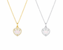  Bowknot Heart Zircon Necklace - friendship necklace gift from Bestie Keepsake