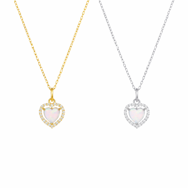 Bowknot Heart Zircon Necklace - friendship necklace gift from Bestie Keepsake