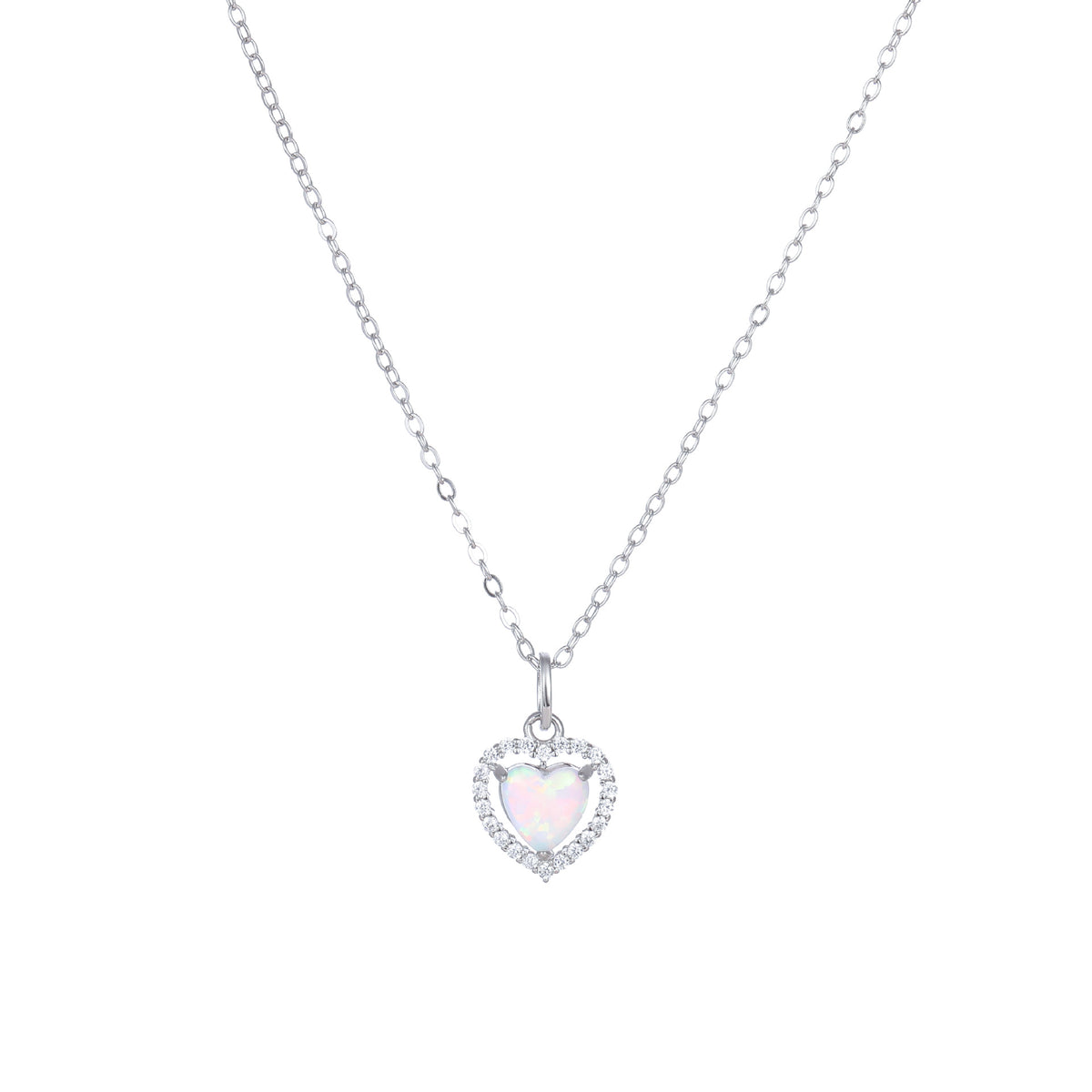  Bowknot Heart Zircon Necklace - friendship necklace gift from Bestie Keepsake