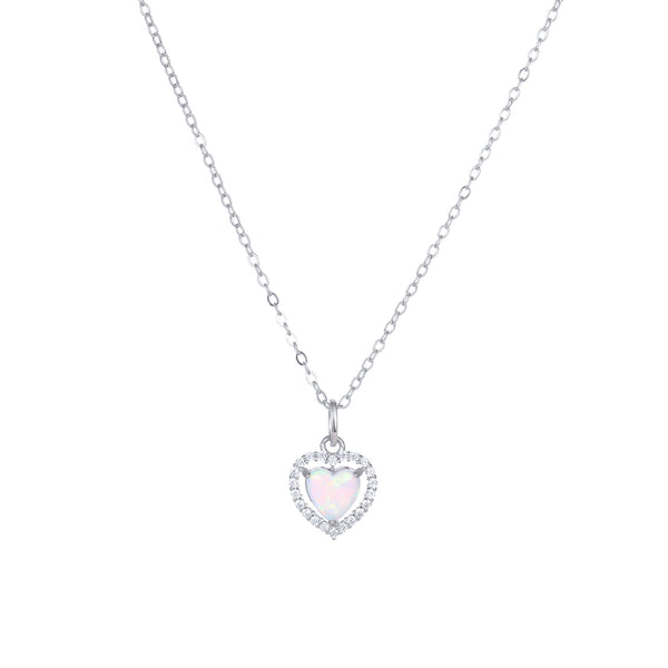  Bowknot Heart Zircon Necklace - friendship necklace gift from Bestie Keepsake