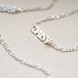 Custom Script Name Necklace in 925 Sterling Silver - friendship necklace gift from Bestie Keepsake
