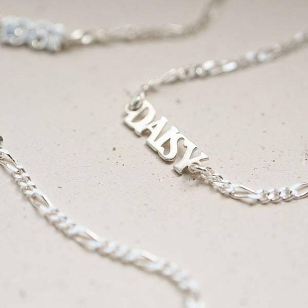  Custom Script Name Necklace in 925 Sterling Silver - friendship necklace gift from Bestie Keepsake