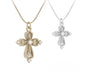  Ornate Lace Cross Pendant Necklace - friendship necklace gift from Bestie Keepsake