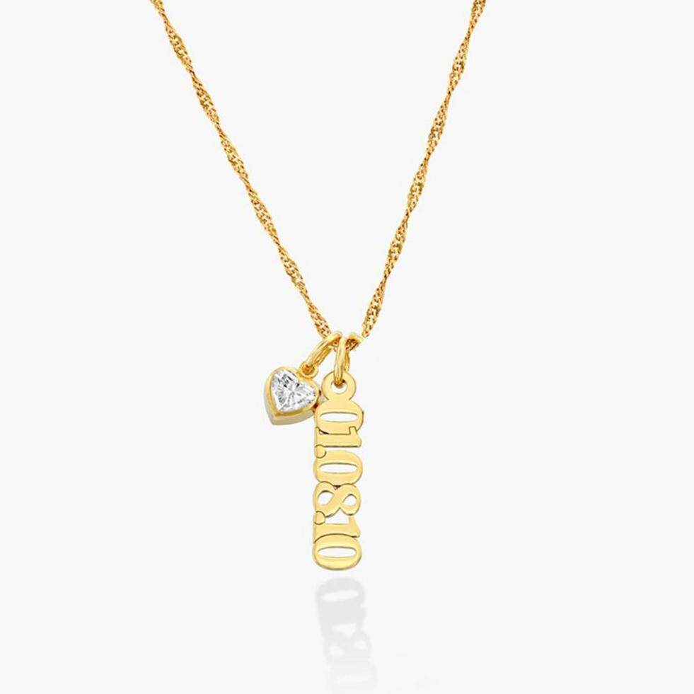  Custom Birthstone  Personalize Name Tag Necklace in 925 Sterling Silver - friendship necklace gift from Bestie Keepsake
