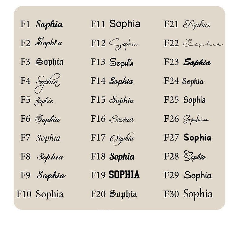  Script Nameplate Pearl Necklace Stainless Steel - friendship necklace gift from Bestie Keepsake