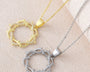  Micro-Pave Thorn Circle Necklace - friendship necklace gift from Bestie Keepsake