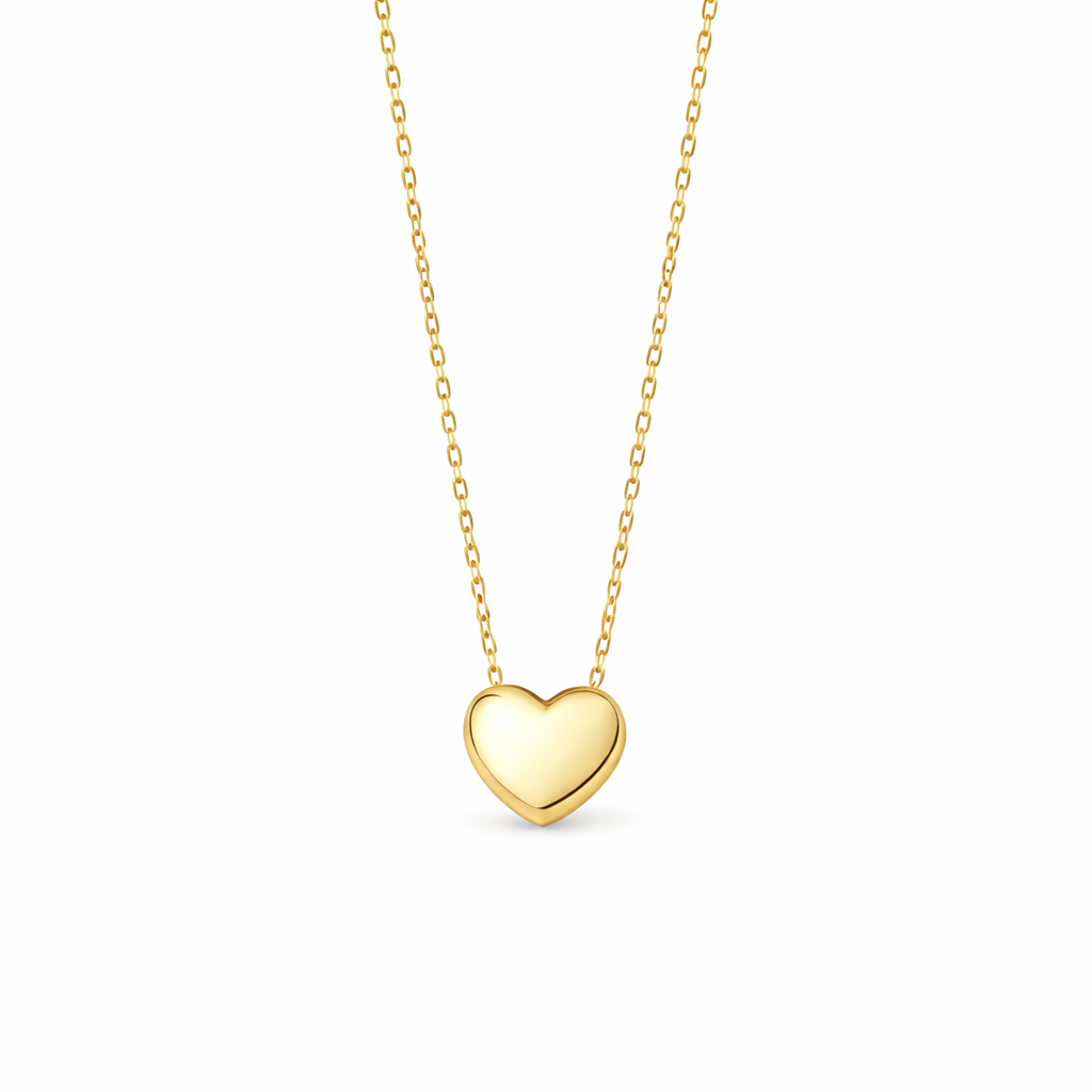 Dainty Heart Pendant S925 Sterling Silver Necklace - friendship necklace gift from Bestie Keepsake