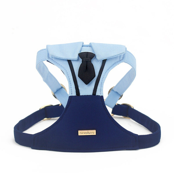  Officer Uniform Harness & Leash Set – Blue - friendship necklace gift from Bestie Keepsake