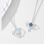  Celestial Star Orbit Pendant Necklace S925 Sterling Silver - friendship necklace gift from Bestie Keepsake