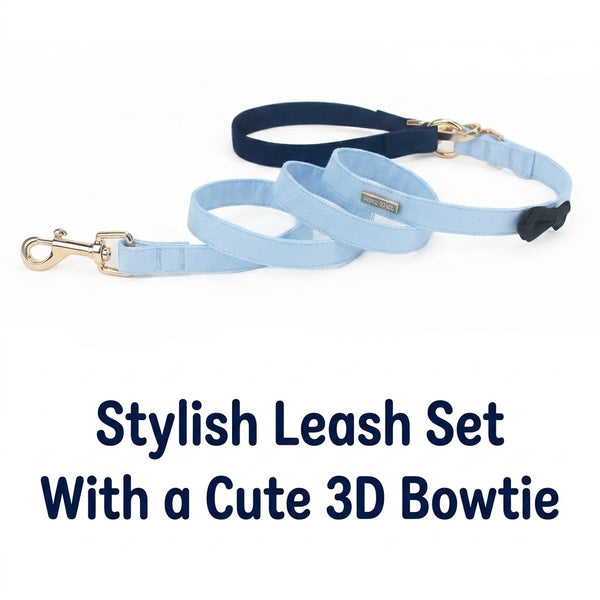  Officer Uniform Harness & Leash Set – Blue - friendship necklace gift from Bestie Keepsake