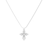  Ornate Lace Cross Pendant Necklace - friendship necklace gift from Bestie Keepsake