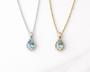  Teardrop Sky Blue Topaz Necklace S925 Sterling Silver - friendship necklace gift from Bestie Keepsake