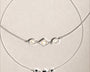  Vintage-Inspired Rhombus Stone Pendant Necklace Silver Plated - friendship necklace gift from Bestie Keepsake