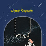 Big Dipper Constellation Necklace 925 Sterling Silver - friendship necklace gift from Bestie Keepsake