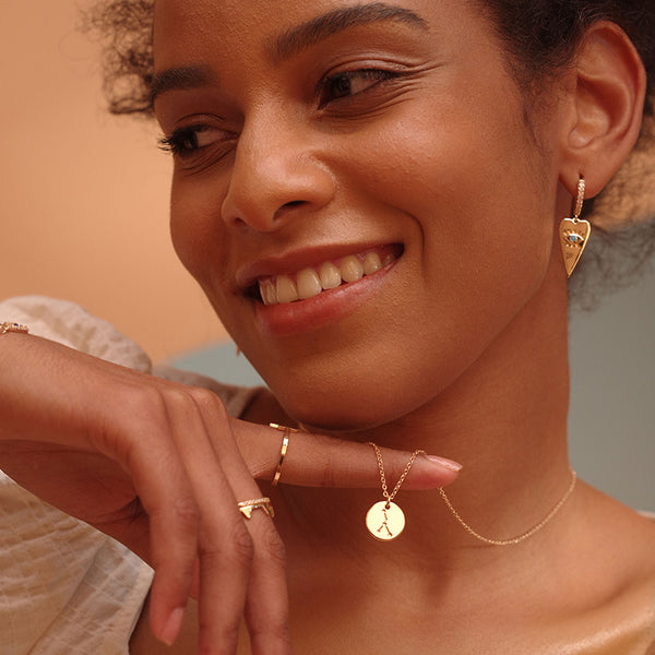  Constellation Coin Pendant Necklace in 14K Gold Plated - friendship necklace gift from Bestie Keepsake