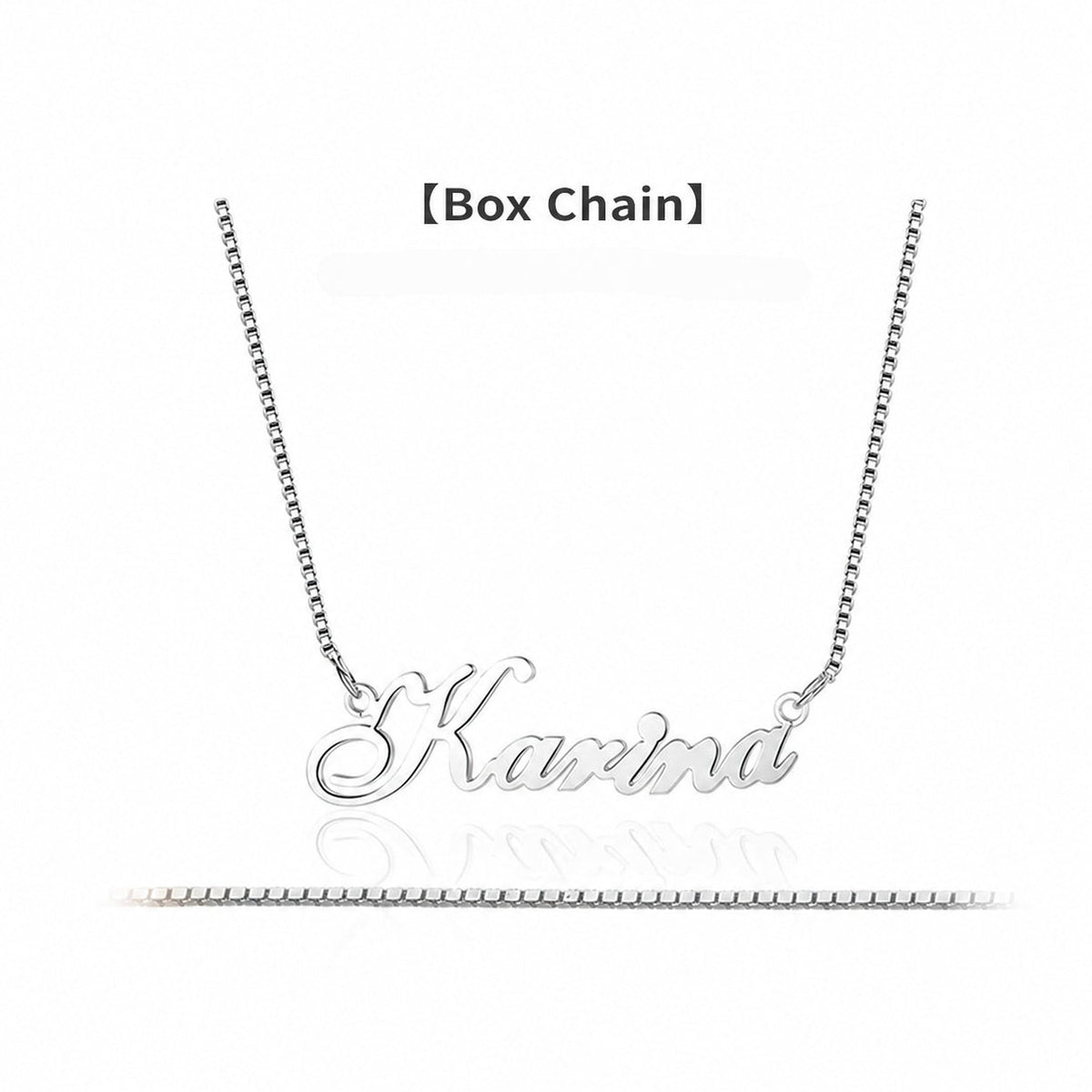  Custom Script Name Necklace in Sterling Silver - friendship necklace gift from Bestie Keepsake