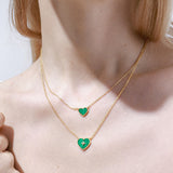  Textured Heart Pendant Necklace in Sterling Silver - friendship necklace gift from Bestie Keepsake