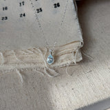 Teardrop Sky Blue Topaz Necklace S925 Sterling Silver - friendship necklace gift from Bestie Keepsake