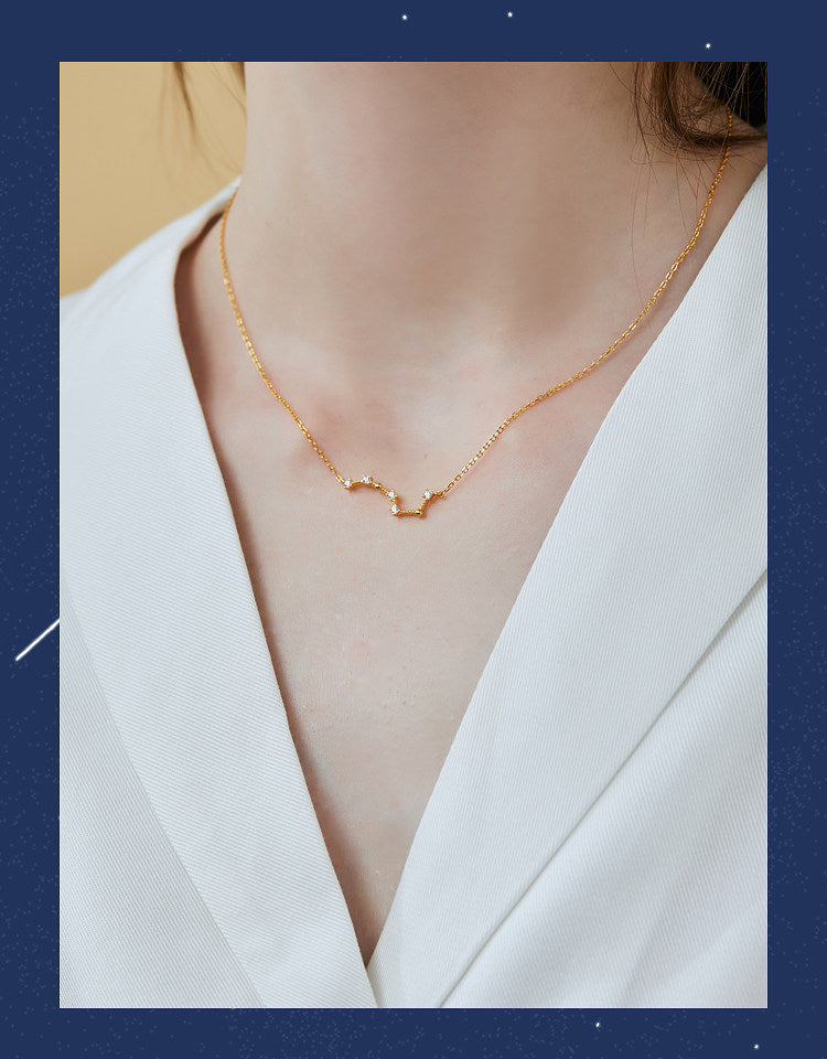  Big Dipper Constellation Necklace 925 Sterling Silver - friendship necklace gift from Bestie Keepsake