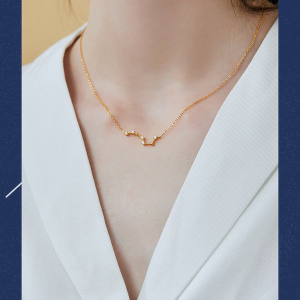  Big Dipper Constellation Necklace 925 Sterling Silver - friendship necklace gift from Bestie Keepsake