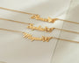  Butterfly Script Name Necklace Stainless Steel - friendship necklace gift from Bestie Keepsake