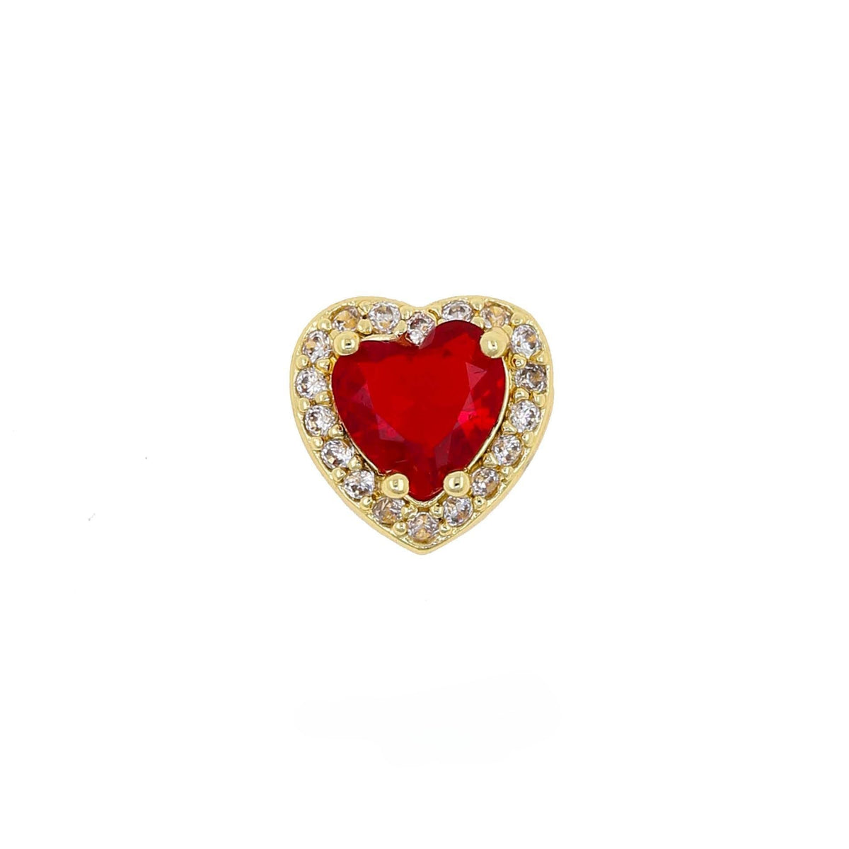  Pave CZ Initial & Heart Birthstone Adjustable Bracelet - friendship necklace gift from Bestie Keepsake