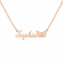  Custom Butterfly Name Necklace in Stainless Steel - friendship necklace gift from Bestie Keepsake