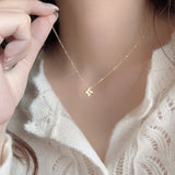  Pinwheel Clover Pendant Necklace S925 Sterling Silver - friendship necklace gift from Bestie Keepsake