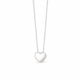  Dainty Heart Pendant S925 Sterling Silver Necklace - friendship necklace gift from Bestie Keepsake