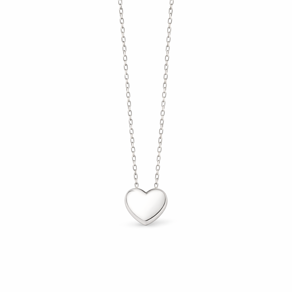  Dainty Heart Pendant S925 Sterling Silver Necklace - friendship necklace gift from Bestie Keepsake