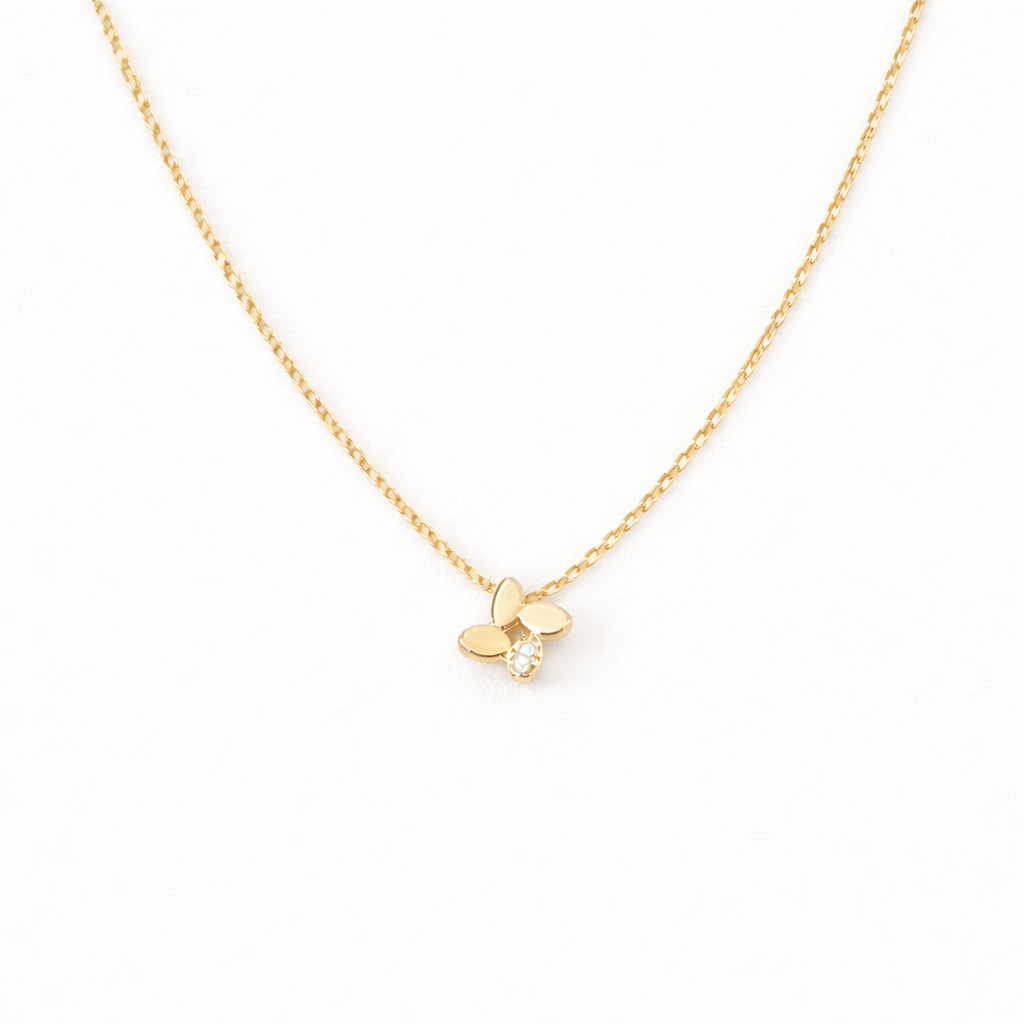  Pinwheel Clover Pendant Necklace S925 Sterling Silver - friendship necklace gift from Bestie Keepsake