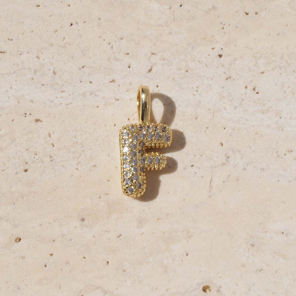  Pave Initial & Heart Birthstone Necklace in 18K Gold Finish - friendship necklace gift from Bestie Keepsake