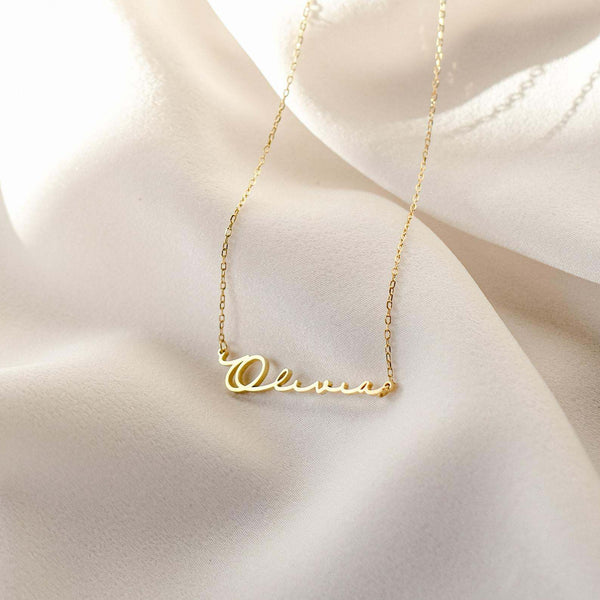  Script Name Necklace Stainless Steel - friendship necklace gift from Bestie Keepsake