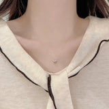  Dainty Heart Pendant S925 Sterling Silver Necklace - friendship necklace gift from Bestie Keepsake
