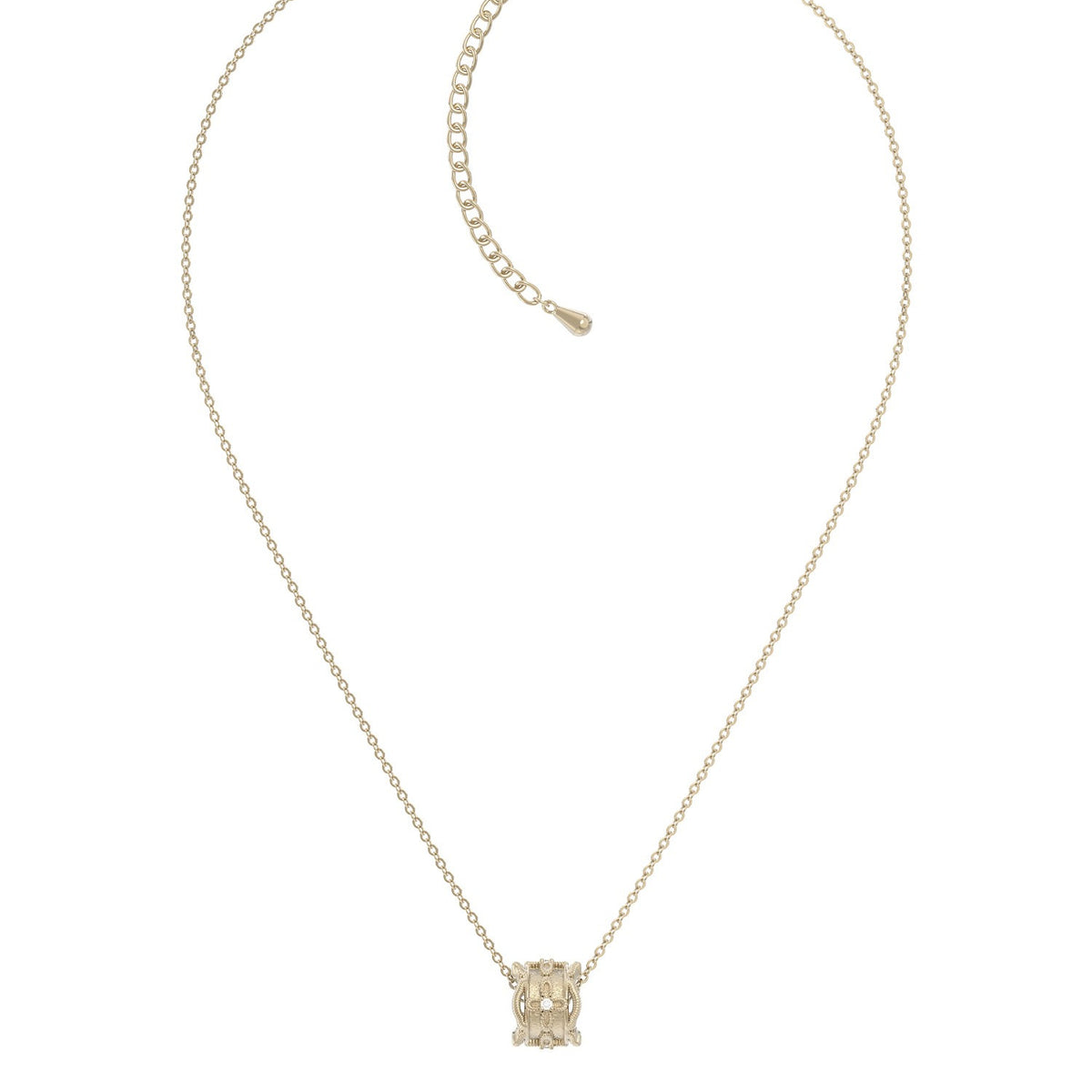 Lace Glimmer Ornate Cross Pendant Necklace - friendship necklace gift from Bestie Keepsake