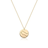  Constellation Coin Pendant Necklace in 14K Gold Plated - friendship necklace gift from Bestie Keepsake