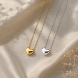  Dainty Heart Pendant S925 Sterling Silver Necklace - friendship necklace gift from Bestie Keepsake