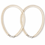  Infinity Clasp Mixed Pearl and Bead Necklace - friendship necklace gift from Bestie Keepsake
