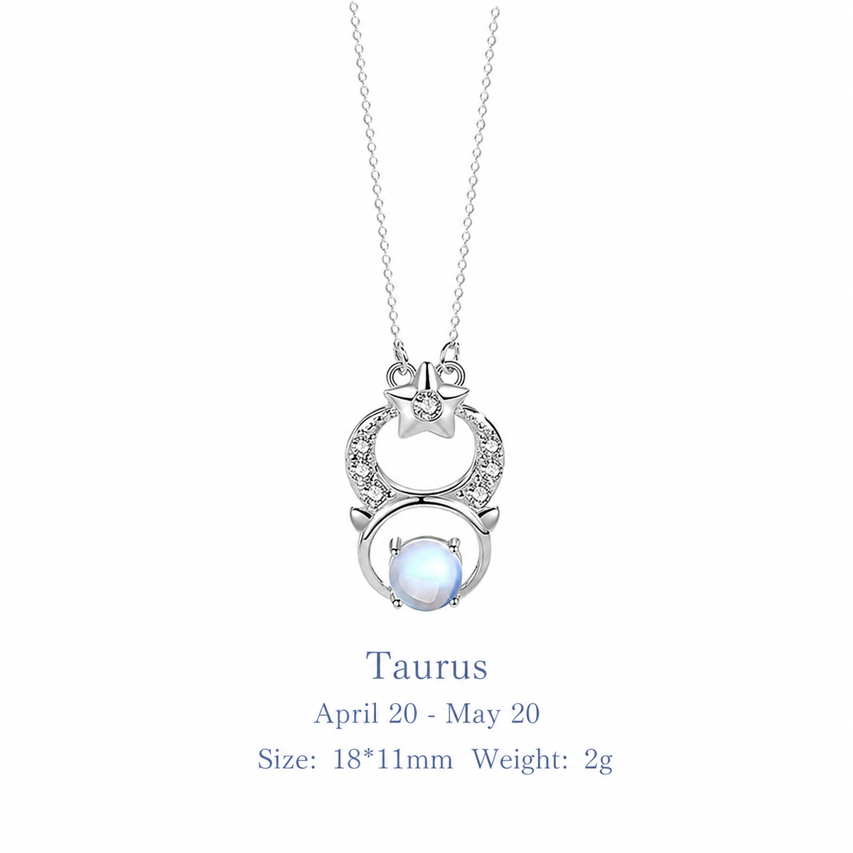  Celestial Zodiac Sterling Silver Necklace - friendship necklace gift from Bestie Keepsake