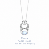  Celestial Zodiac Sterling Silver Necklace - friendship necklace gift from Bestie Keepsake