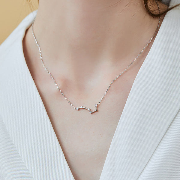  Big Dipper Constellation Necklace 925 Sterling Silver - friendship necklace gift from Bestie Keepsake
